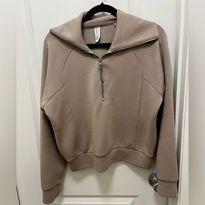 Spanx Air Essentials Half Zip - Fawn